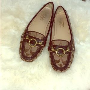 Coach loafer/drivers size 6